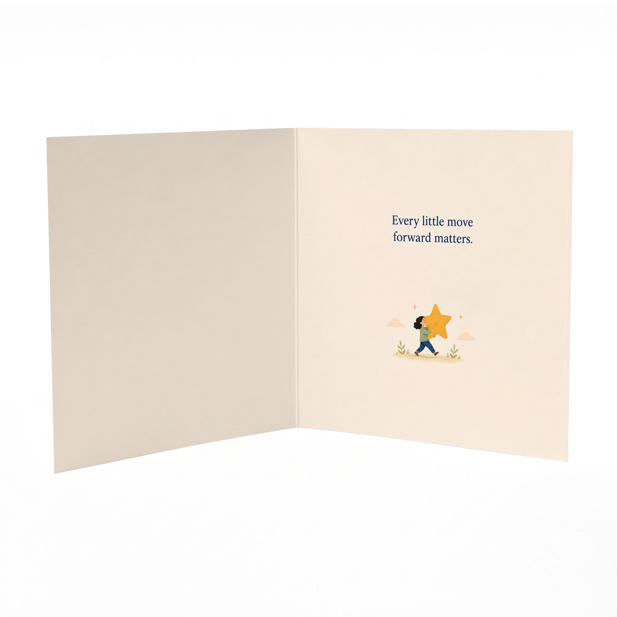 Small Steps Big Change Encouragement Card New Beginnings, Personal Growth, Motivation, Progress