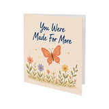 You Were Made for More Encouragement Card Self Worth, Personal Growth, Believe In Yourself 