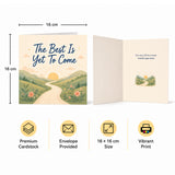 The Best is Yet to Come Encouragement Card New Beginnings, Future, Optimism