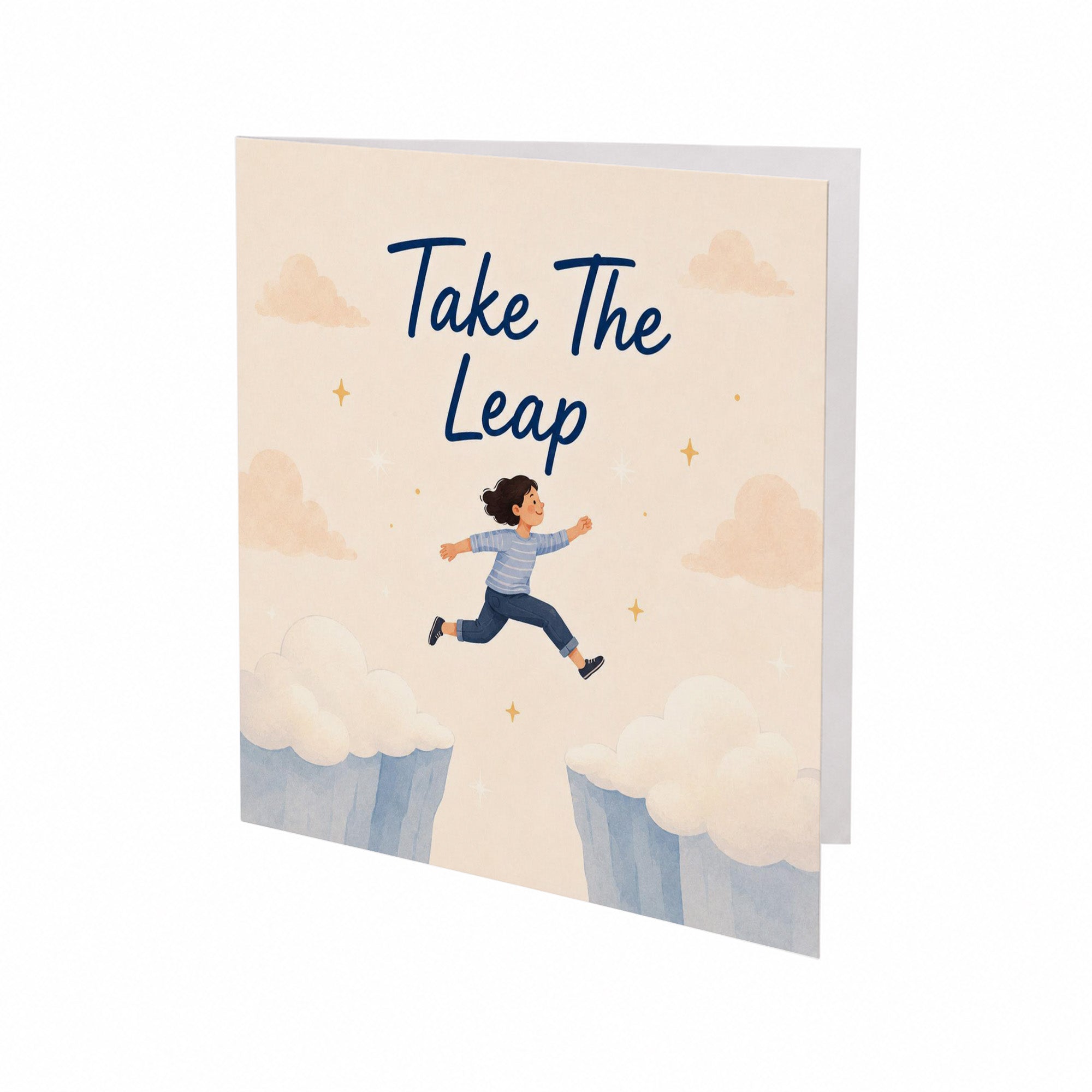 Take the Leap Encouragement Card New Job, Career Change, Fresh Start
