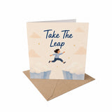 Take the Leap Encouragement Card New Job, Career Change, Fresh Start