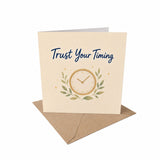 Trust Your Timing Encouragement Card Patience, Waiting Season