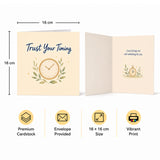 Trust Your Timing Encouragement Card Patience, Waiting Season