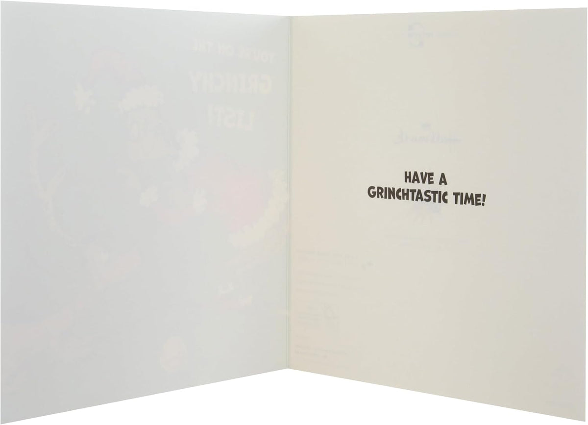 Dr. Seuss The Grinch Pack of 10 in 2 Fun Designs Christmas Cards