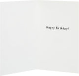 Funny Cake in Face Design Birthday Card