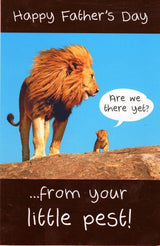 Dad From Little Pest Happy Father's Day Card Humour Greeting Cards 