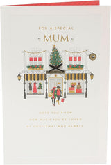 Stylish Contemporary Design Mum Christmas Card