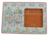 Patchwork Collection 19cm Wooden Picture Frame - Happy 40th Birthday