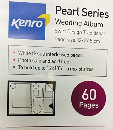 Rich Cream Colour,Pearl Series Rose Design Wedding Album 32 x 27.5cm