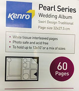 Rich Cream Colour,Pearl Series Rose Design Wedding Album 32 x 27.5cm