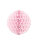 Lovely Pink Solid 8" Honeycomb Ball