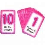 10 Pieces Hen Party Rating Cards 300gsm