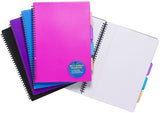 A4 4 Part Subject Notebook