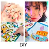 Pack of 12 Assorted Colors Cosmetic Puff Star Shape Glitter 7g