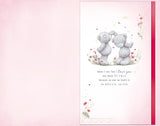 Bears Hugging Beautiful Wife Handmade Valentine's Day Card {DC}