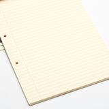 Rhino A4 Cream Paper 100 Page 8mm Lined with Margin Refill Pad