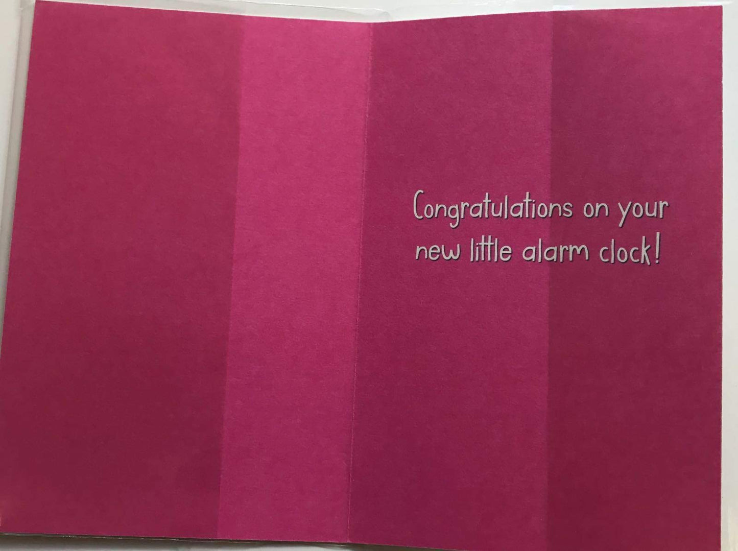 New Born Baby Girl Birth Congratulation Humour Greeting Card