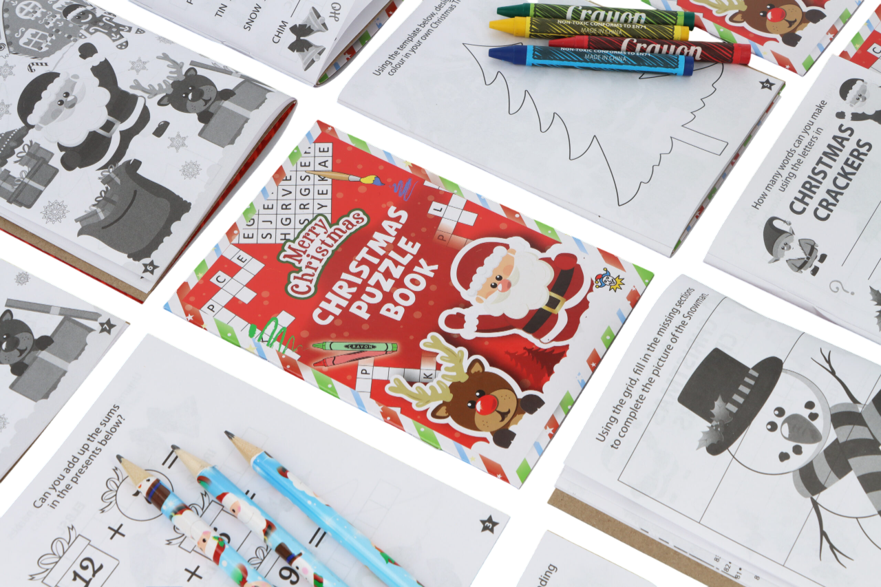 Mini Christmas Puzzle Book