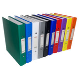 A5 White Paper Over Board Ring Binder by Janrax
