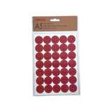 Pack of 420 Dark Pink Smile Face 24mm Self-Adhesive Labels