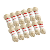 Beige Acrylic Yarn Roll – 10g, 4 Strand 8 Ply Knitting Wool