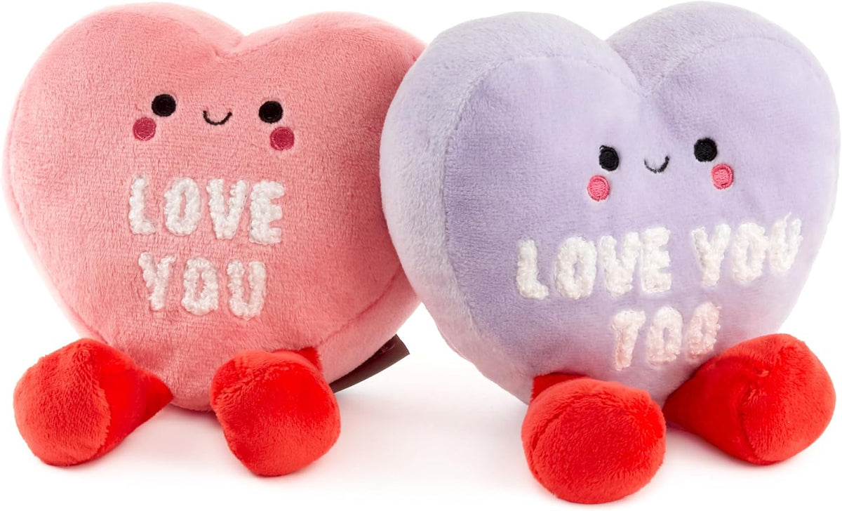 Better Together Candy Hearts Magnetic Plush Pair