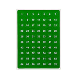 Pack of 420 White on Red/Blue/Green 1-140 Number 8mm Self Adhesive Labels