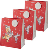 Disney Winnie the Pooh Pack Of 3 Christmas Large Gift Bag