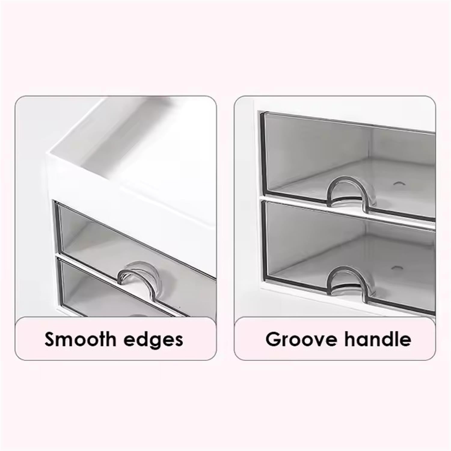 Plastic Stationery Desktop Storage Box 14.5 x 21 x 12.5cm