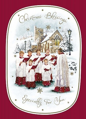 Traditional Religious Blessing Especially For You Christmas Greeting Card.