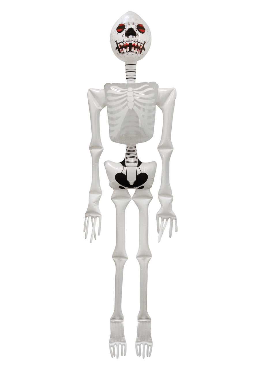 Halloween Spooky Horror Skeleton Inflatable Decoration White 183cm