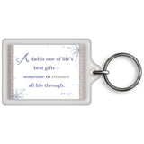 World's Best Dad Celebrity Style Keyring