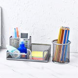 Multifunctional Wire Mesh Office Desktop Organizer