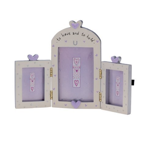 To Have and to Hold Triple Photo Frame {DC}