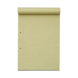 Rhino A4 Yellow Paper 100 Page 8mm Lined with Margin Refill Pad