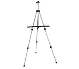 168cm Silver Portable Adjustable Aluminum Alloy Painting Stand Display Tripod Easel