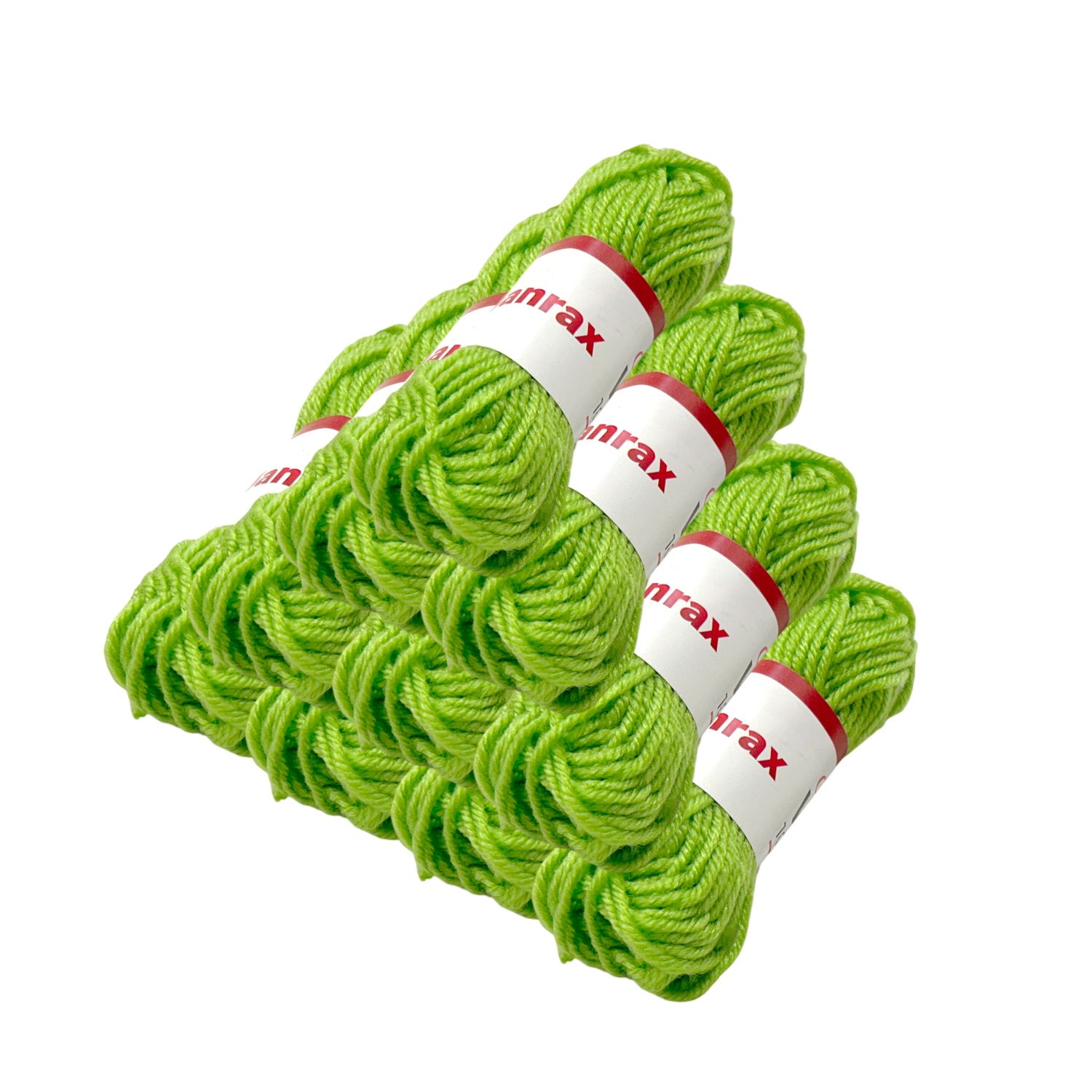 Light Green Acrylic Yarn Roll – 10g, 4 Strand 8 Ply Knitting Wool
