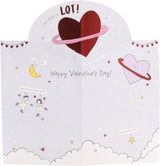 Cute Sketch Design Fiancée Valentine's Day Card