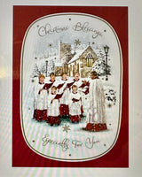 6 x Traditional Religious Blessing Especially For You Christmas Card 