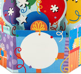 Pack of 8 Balloons and Cake Design Pop Up 3D Birthday Cards