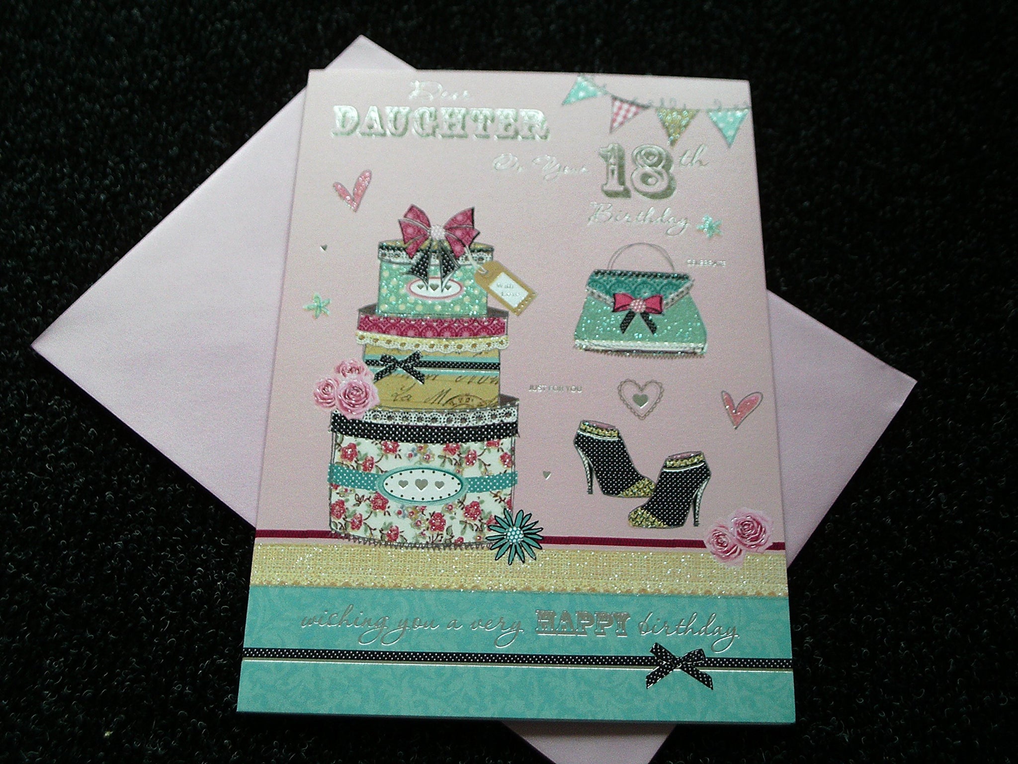 Dear Daughter On Your 18th Birthday Greeting Card 