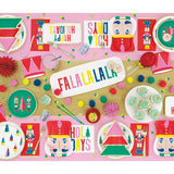 7ft Vibrant Christmas Felt Pom Pom Garland