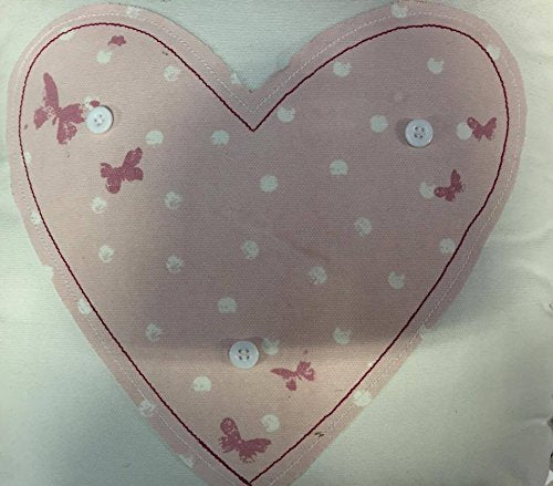 Heart Floral Design Pillow Cushion {DC}