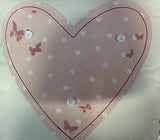 Heart Floral Design Pillow Cushion {DC}