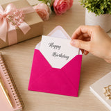 Pack of 50 Vivid Coral Pink 130x130mm Gummed Envelopes