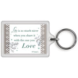 World's Best Husband Celebrity Style Keyring
