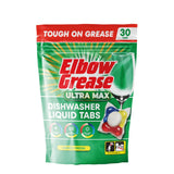 Pack of 30 Elbow Grease Ultra Max Dishwasher Liquid Tabs