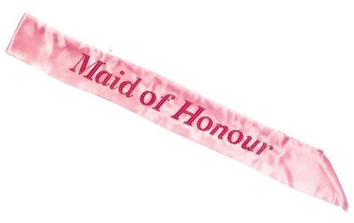 Maid of Honour Pink Hen Party Sash