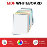 A4 Double Sided Magnetic Erasable MDF Plain Whiteboard With Purple Border