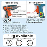 40W Hot Melt Glue Gun with 11.2mm Glue Stick